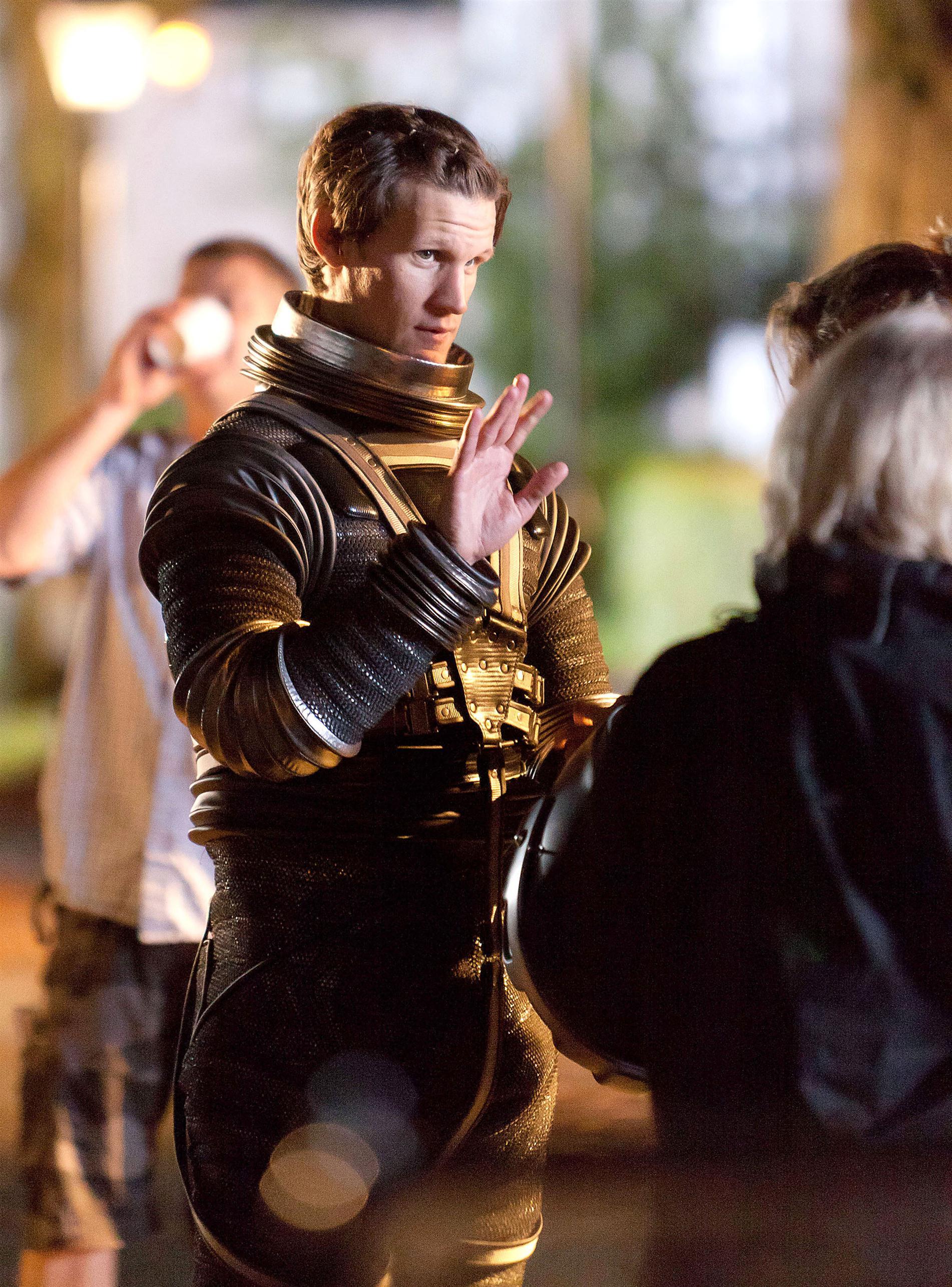 Matt Smith as Doctor Who filming the Christmas Special | Picture 87400